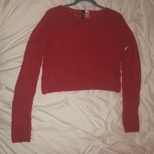 H&M brand knitted crop top